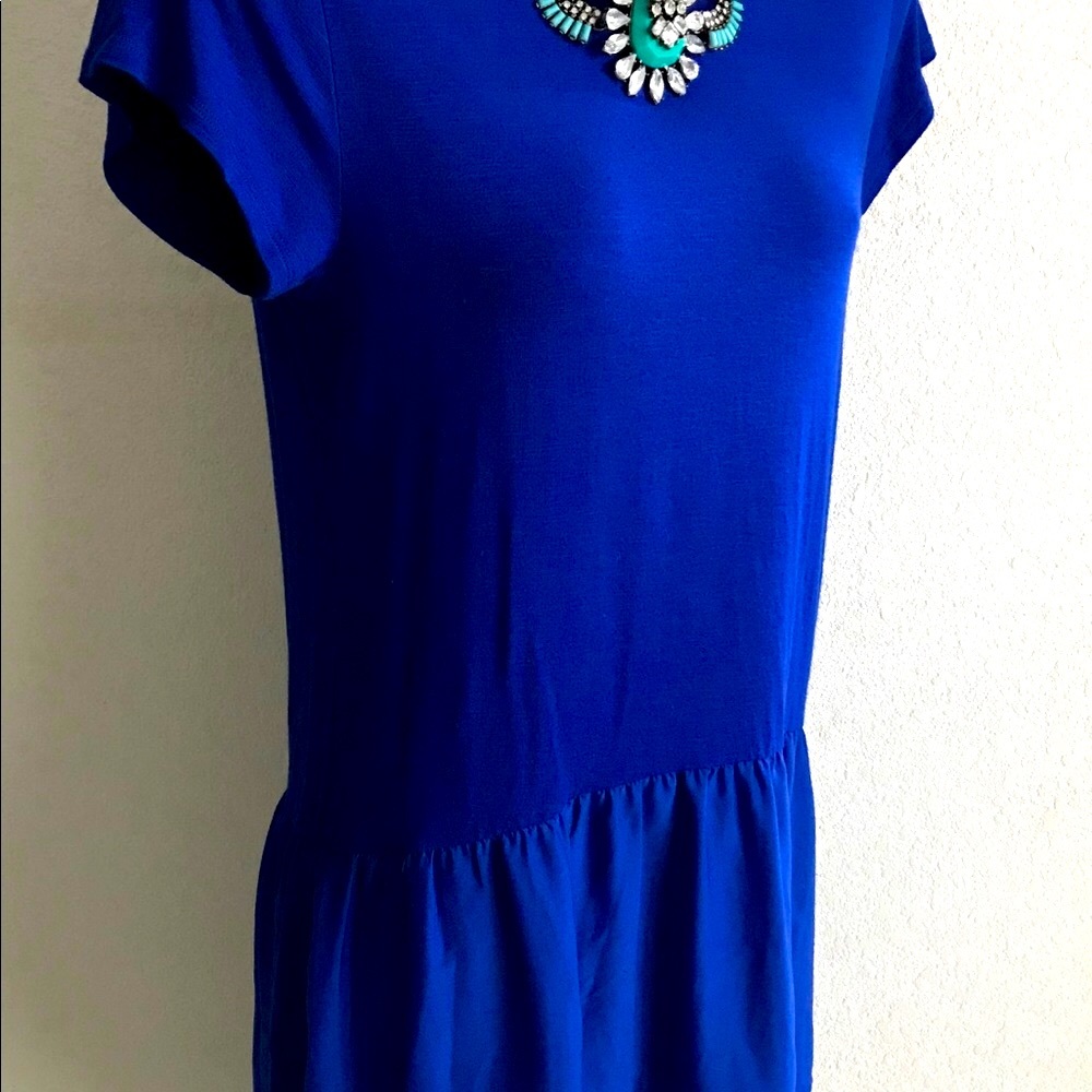 Anthropologie DOLAN left COAST blue dress XS EUC